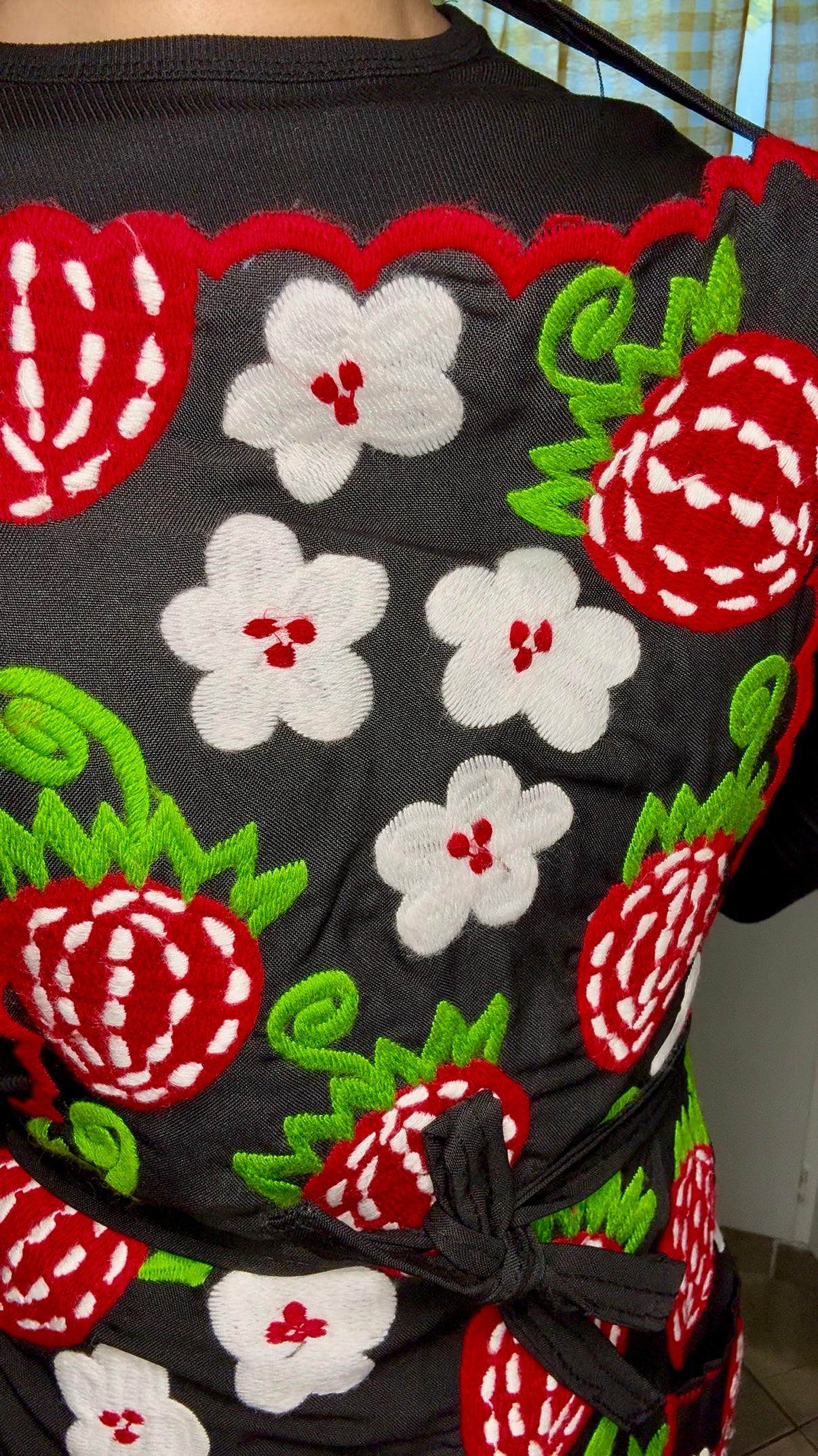 Fresita Embroidery Apron π