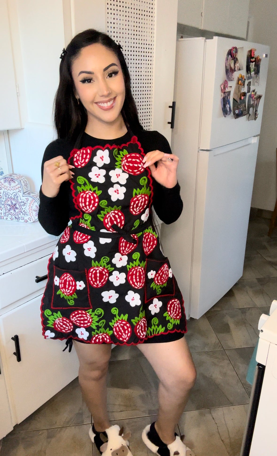 Fresita Embroidery Apron π