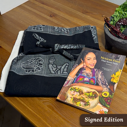 Men's Apron + Cookbook Bundle
