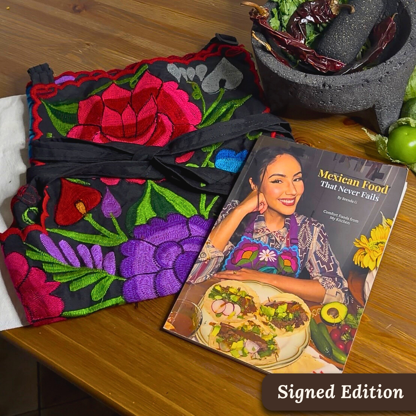 Apron + Cookbook Bundle ⭐ Best Sellers (Ships March 16)