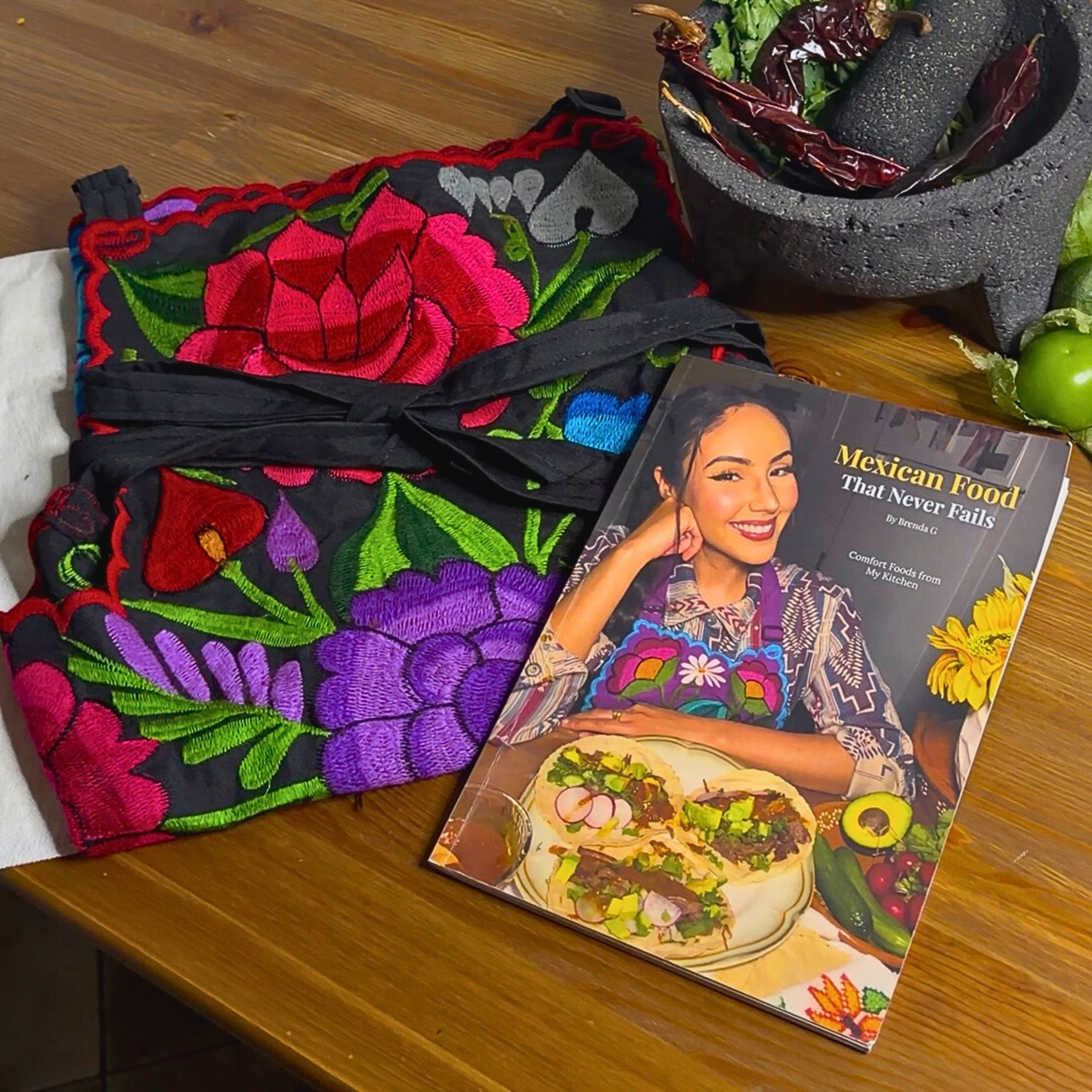 Apron + Cookbook Bundle ⭐ Best Sellers (Ships March 16)