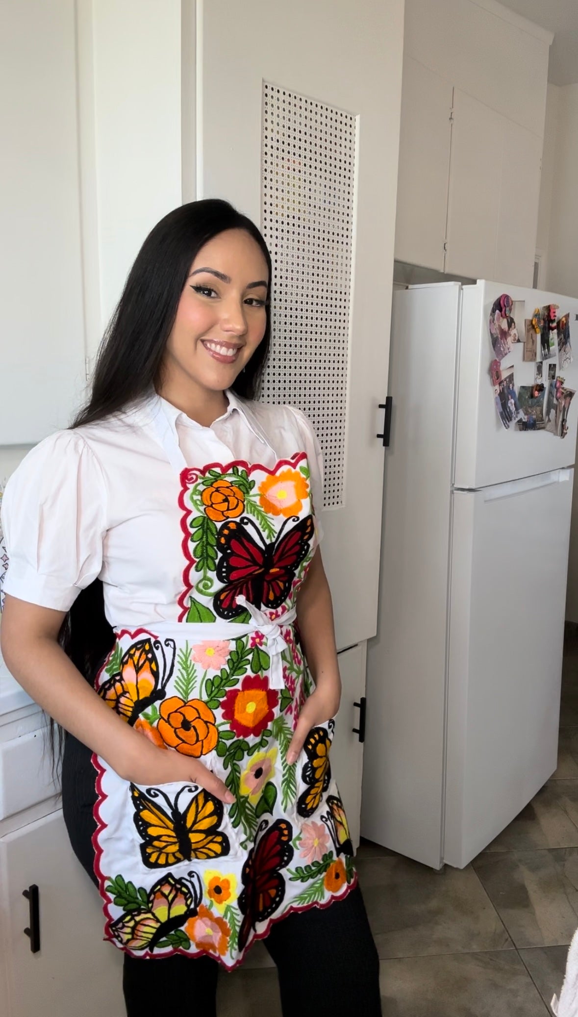 Mariposa/butterfly 🦋 Embroidery Apron