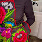 Black Mexican Embroidery Apron