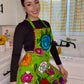 Green/Verde Mexican Embroidery Apron
