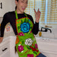 Green/Verde Mexican Embroidery Apron