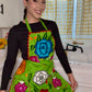 Green/Verde Mexican Embroidery Apron