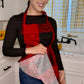Red and Black pattern Apron 🤠