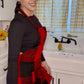 Red and Black pattern Apron 🤠