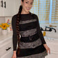 Black and Gray pattern Apron 🤠