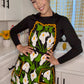 Alcatraz/Calla Lilly Mexican Embroidery Apron