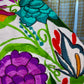 White + Purple Mexican Embroidery Apron