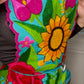 Blue Mexican Embroidery Apron