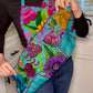 Blue Mexican Embroidery Apron