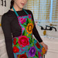 Blue Mexican Embroidery Apron