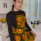 Sunflower Mexican Embroidery Apron