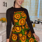 Sunflower Mexican Embroidery Apron