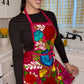 Pink Mexican Embroidery Apron