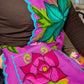 Purple/Morado Mexican Embroidery Apron