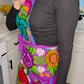 Purple/Morado Mexican Embroidery Apron