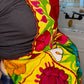 Yellow Mexican Embroidery Apron