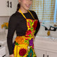 Yellow Mexican Embroidery Apron