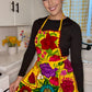 Yellow Mexican Embroidery Apron