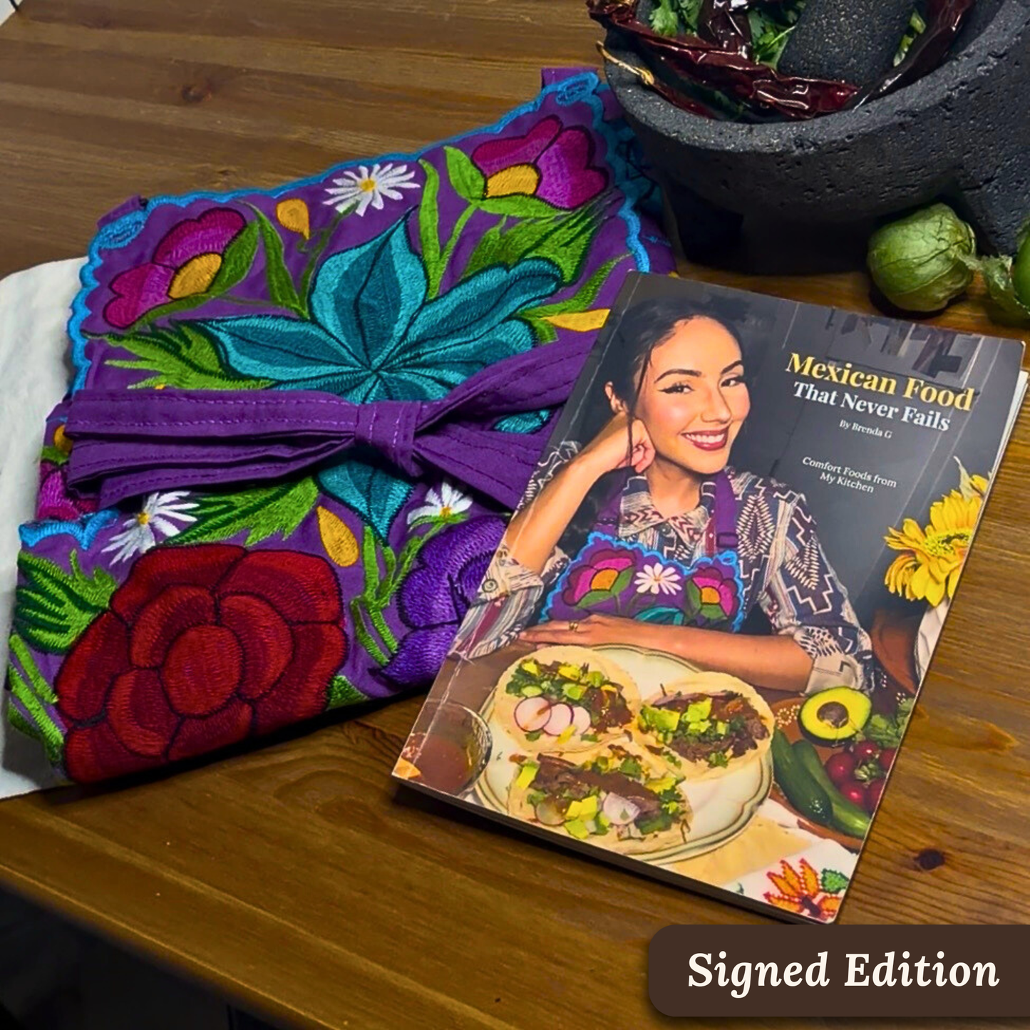 Apron + Cookbook Bundle ⭐ Best Sellers (Ships March 16)