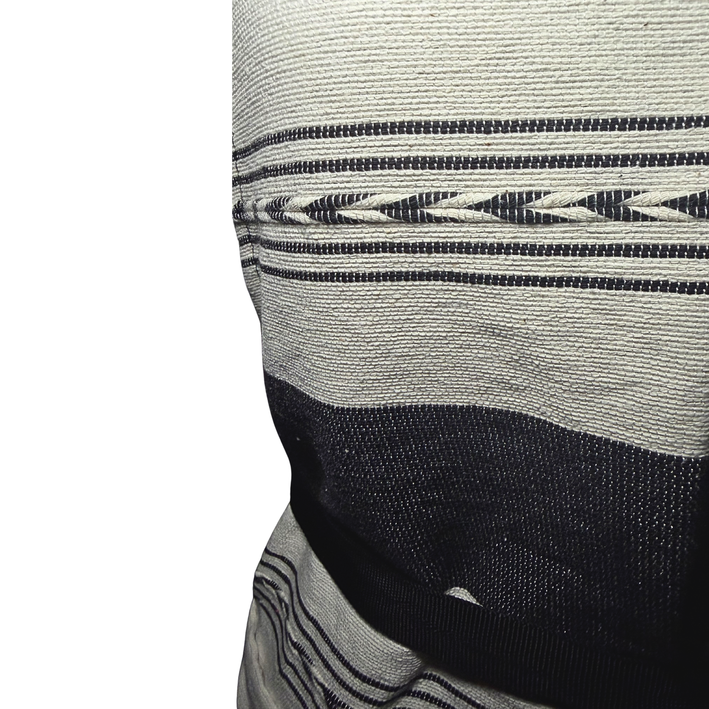 Handwoven Striped Men's Apron, Made in Oaxaca