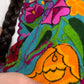 Blue Mexican Embroidery Apron