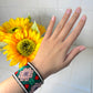 Purple Handmade Huichol Bracelet/Pulsera Huichol Morado