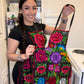 Kid's Black Mexican Embroidery Apron