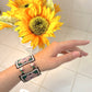 Purple Handmade Huichol Bracelet/Pulsera Huichol Morado