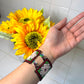 White Handmade Huichol Bracelet/Pulsera Huichol Blanca